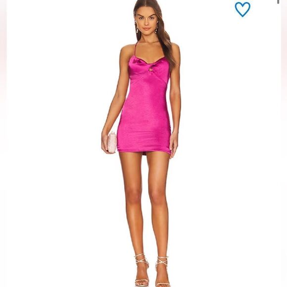 Superdown julieta mini dress in Maroon size Medium flawed NWT - Picture 3 of 10